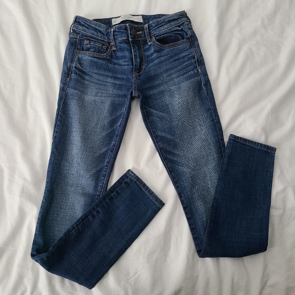 Abercrombie & Fitch Skinny Jeans Size 00S Waist 24 Length 29